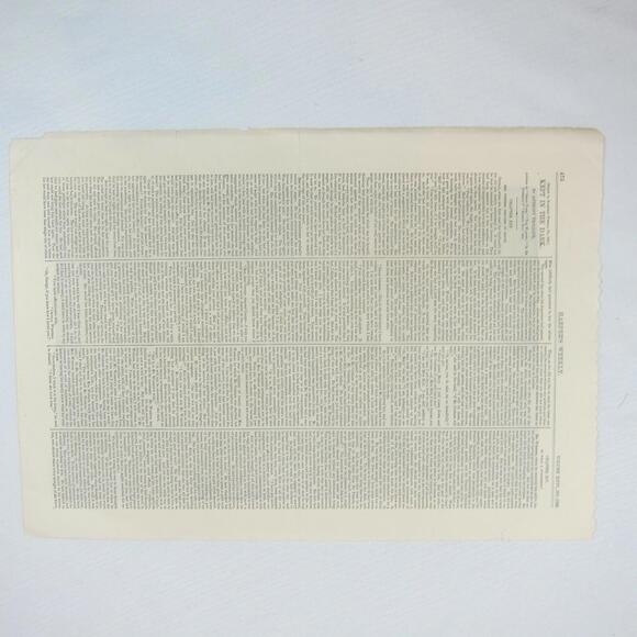 Antique 1882 Print On the Iron Pier, Coney Island Henry A. Ogden Harper’s Weekly - Picture 10 of 12